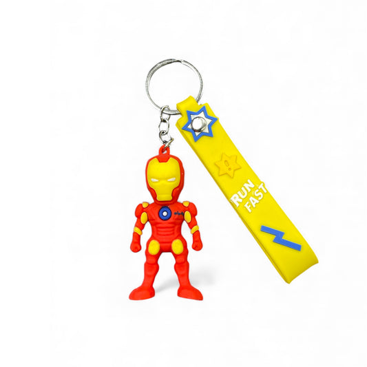 BIGMAN Iron Man Character Rubber Keychain
