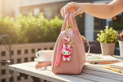 BIGMAN Hello Kitty Hard Silicon Coated Keychain