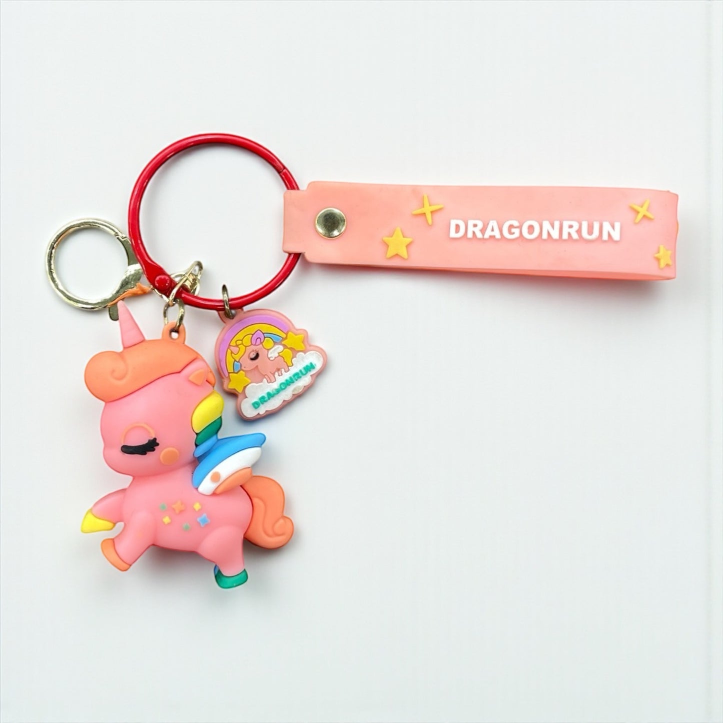 BIGMAN Unicorn Hard Silicon Coated Keychain