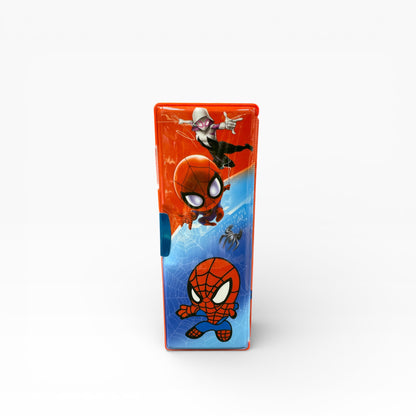 BIGMAN 3D Marvel Spiderman Sponge Pencil Box Double-Sided with Sharpener