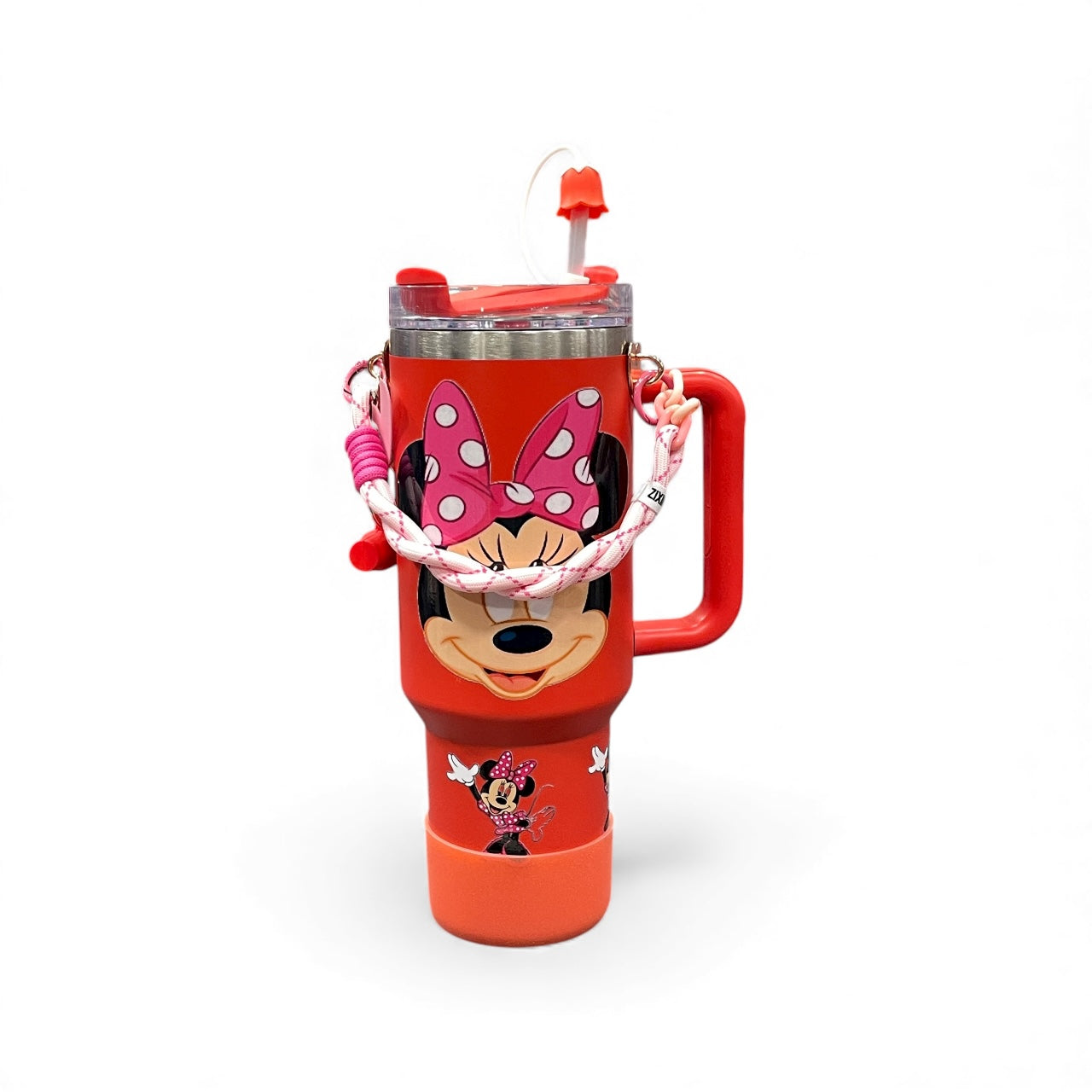 BIGMAN Mickey Mouse Edition Orange Stanley Tumbler 40oz With Accessories