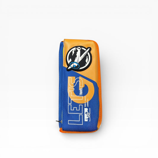 BIGMAN Let’s Travel Pencil Pouch With a Zipper Clousre