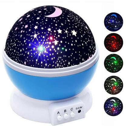 BIGMAN Starry Projector Lamp LED Night Light for Kids Bedroom