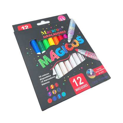 BIGMAN Macaron Magicos Color Changing Marker Set Of 12