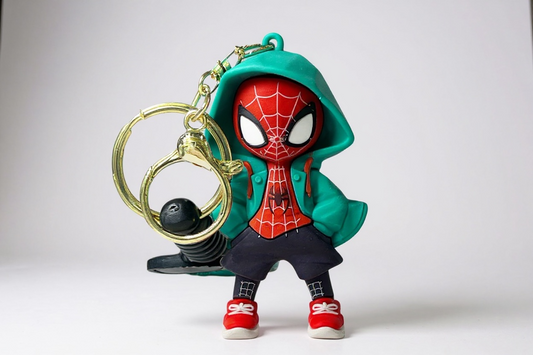 BIGMAN Spider-Man Hard Silicone Coated Keychain