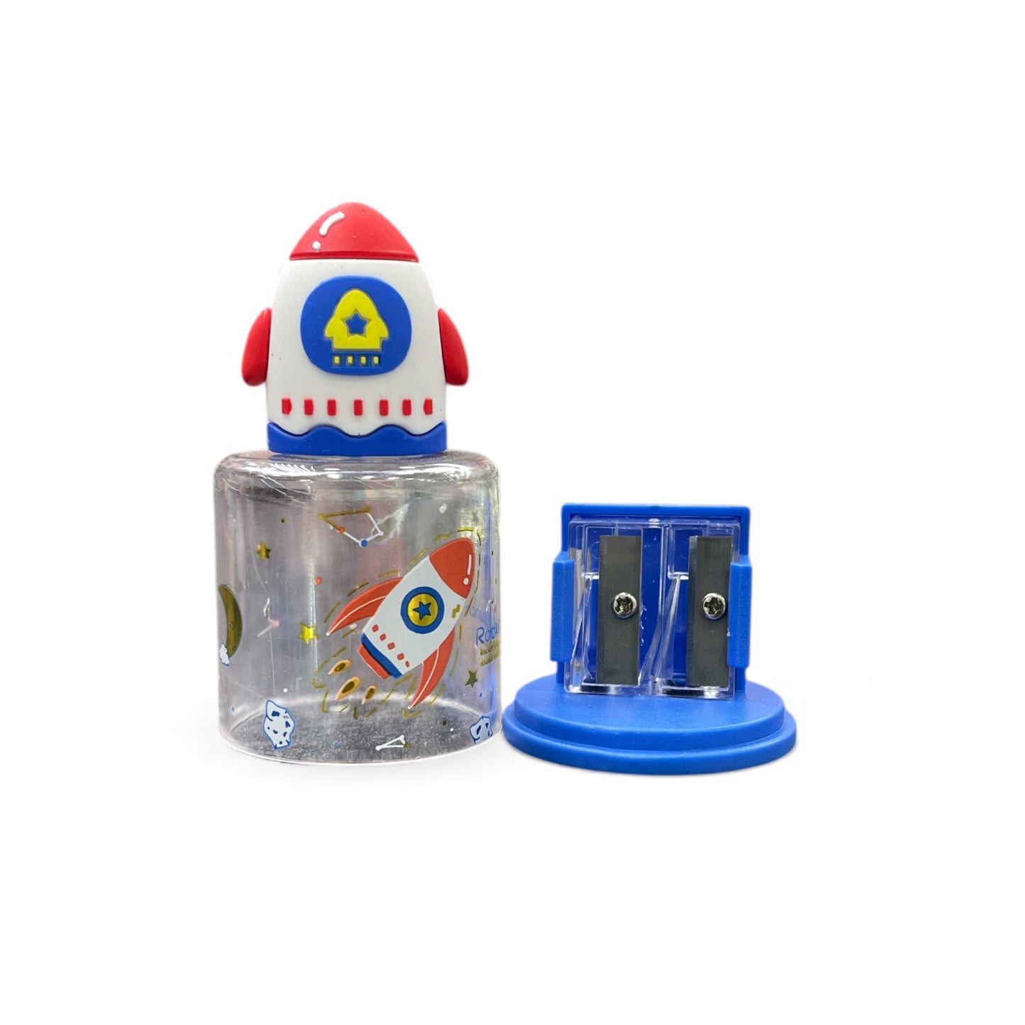 BIGMAN Rocket Space Dual-Hole pencil Sharpener
