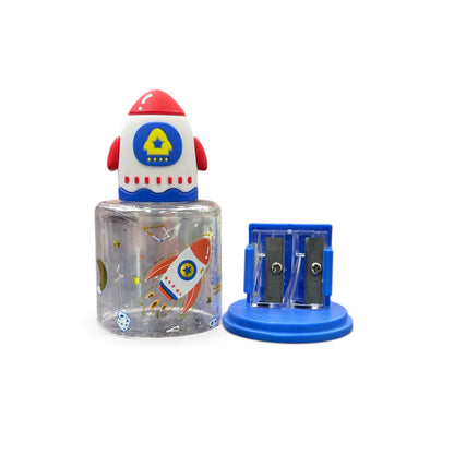 BIGMAN Rocket Space Dual-Hole pencil Sharpener