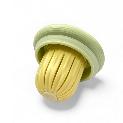BIGMAN Citrus Juicer Glass Cup with Straw 450ml