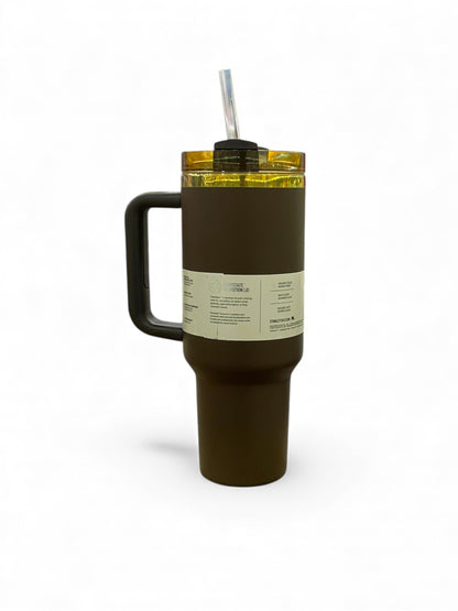 BIGMAN Bronze Brown Stanley Quencher Tumbler 40oz