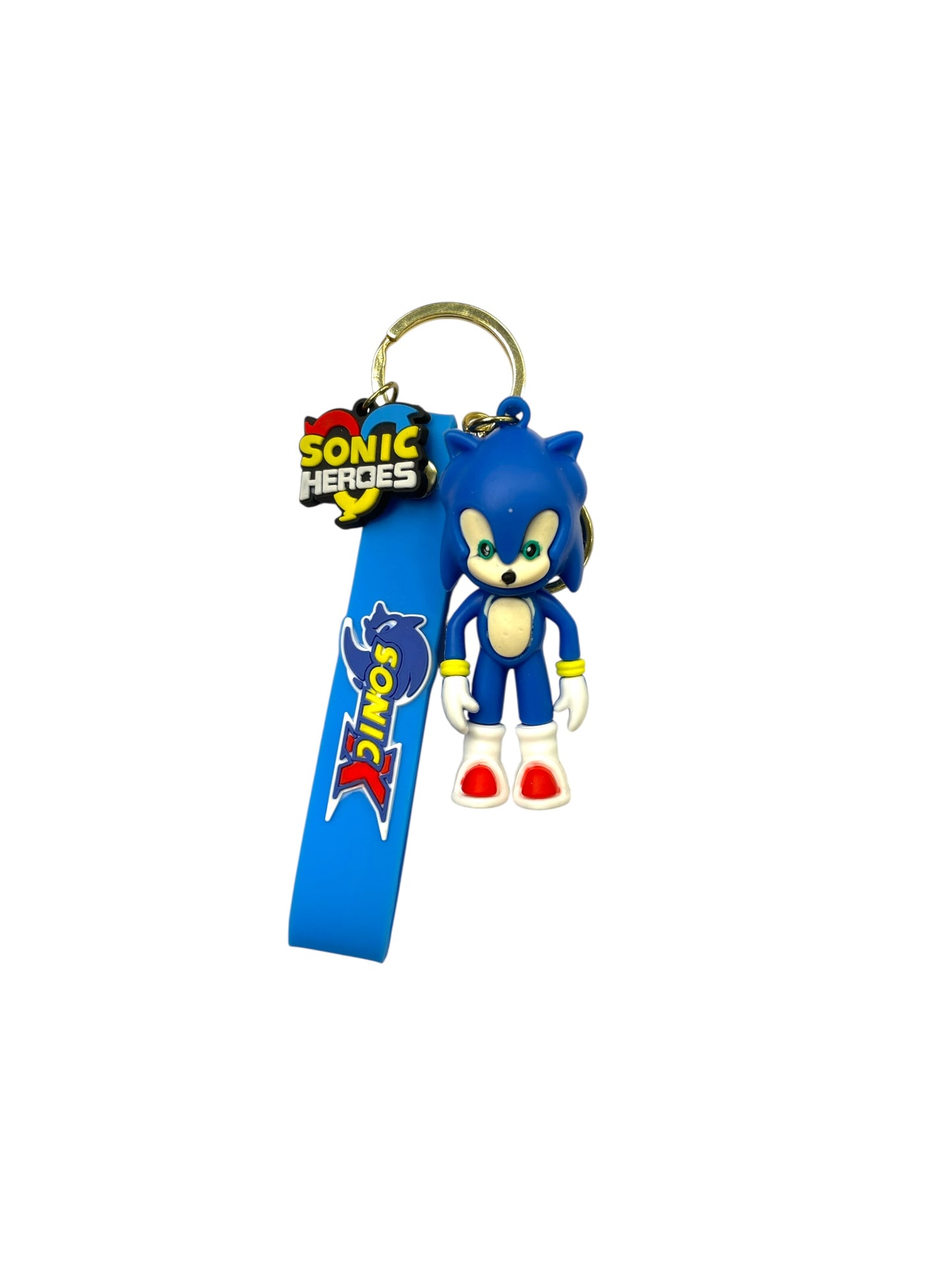 BIGMAN Sonic Heroes Hard Silicon Coated Keychain