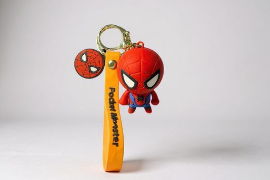 BIGMAN Spider-Man Hard Silicone Coated Keychain