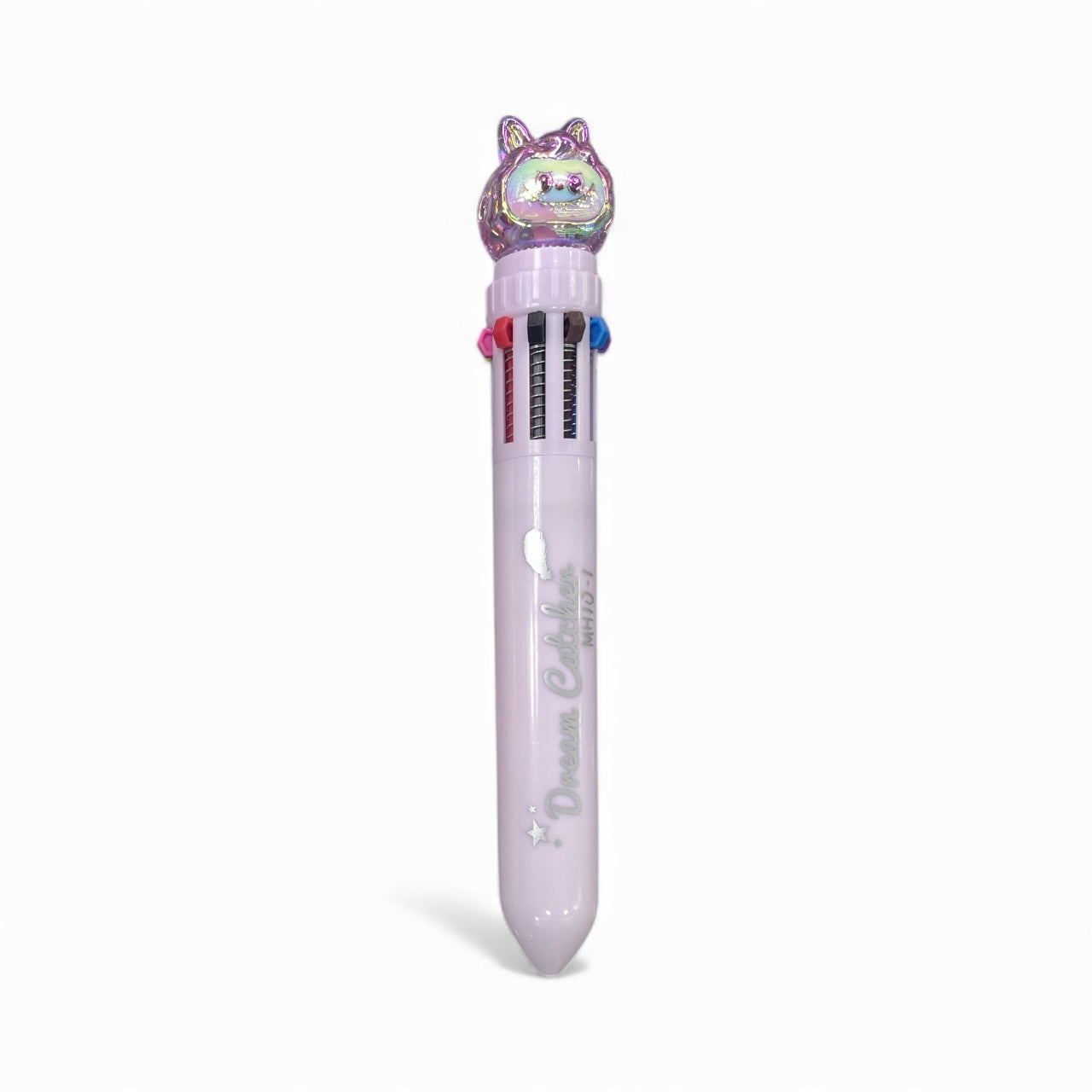 BIGMAN Crystal Labubu 10-in-1 Multi-Color Gel Pen