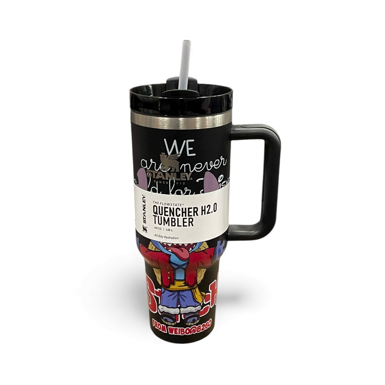 BIGMAN Streetwear Black Stanley Tumbler 40oz