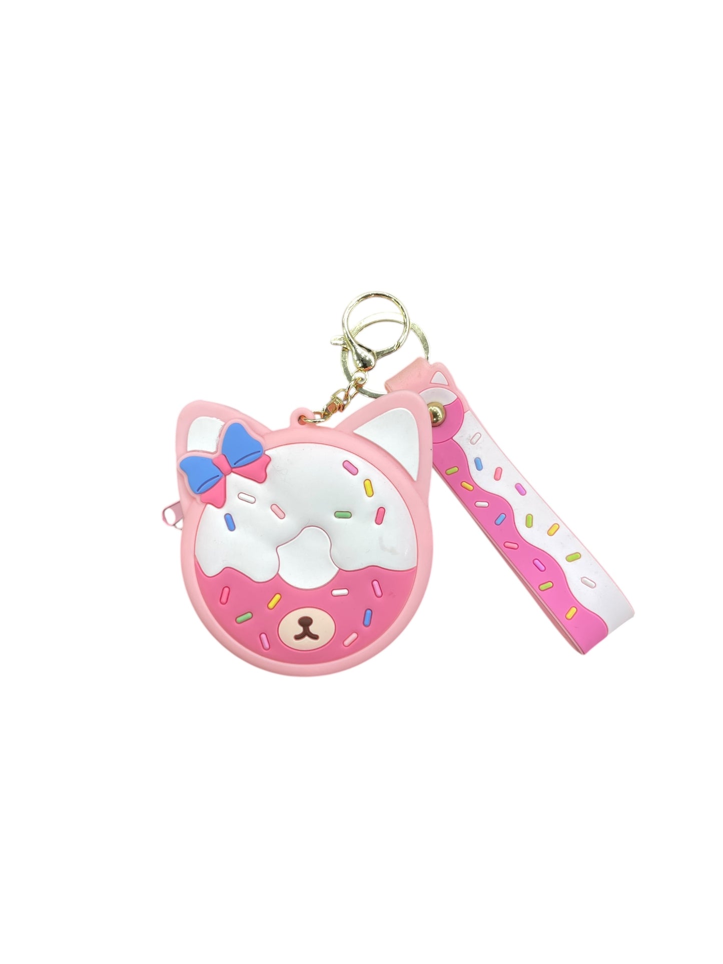 Bigman Hello Kitty Mini Zipper pouch Soft Silicon Keychain