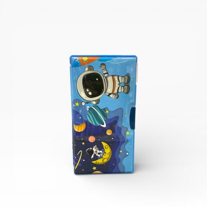 BIGMAN Spaceman Magnetic Double-Sided Multi-Function Geometry Box with Sharpener