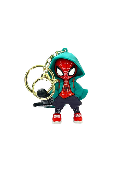 BIGMAN Spider-Man Hard Silicone Coated Keychain