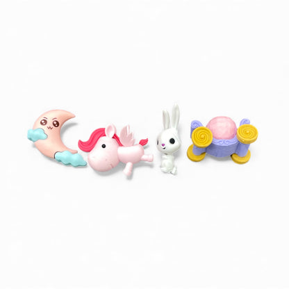 BIGMAN Ice Cream Tiny Erasers Pack 4 Piece Fun Eraser Box