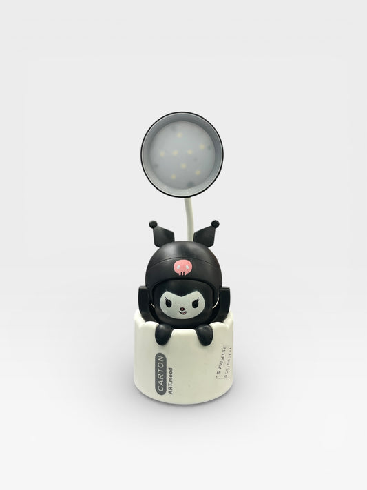 BIGMAN Kuromi LED Desk Lamp Sanrio Character Flexible Study Lamp For Kids