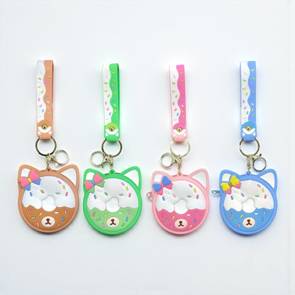 Bigman Hello Kitty Mini Zipper pouch Soft Silicon Keychain