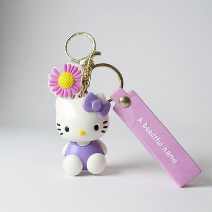 BIGMAN Hello Kitty Hard Silicon Coated Keychain