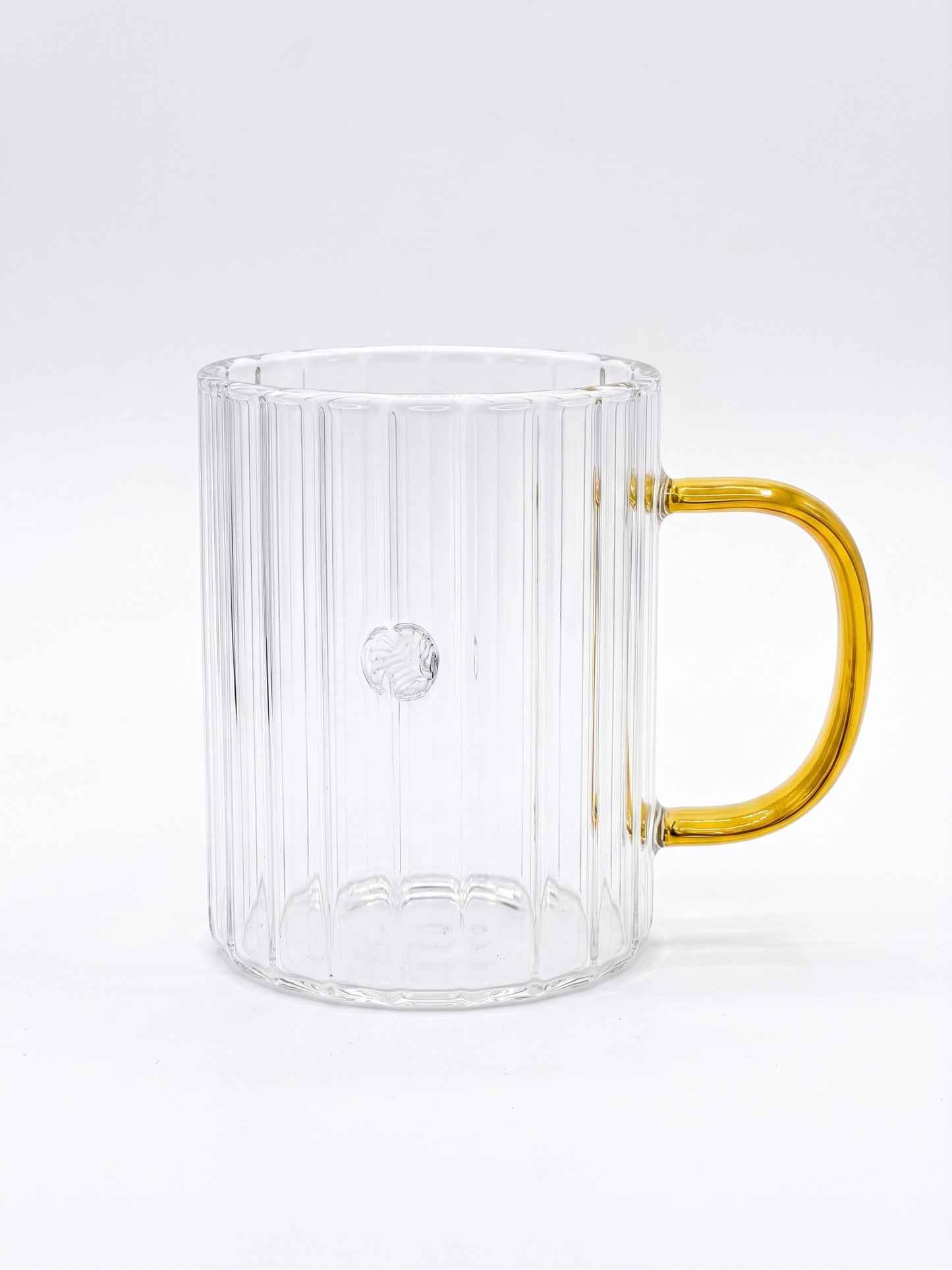 Bigman Vintage Ribbed Borosilicate Glass Mug
