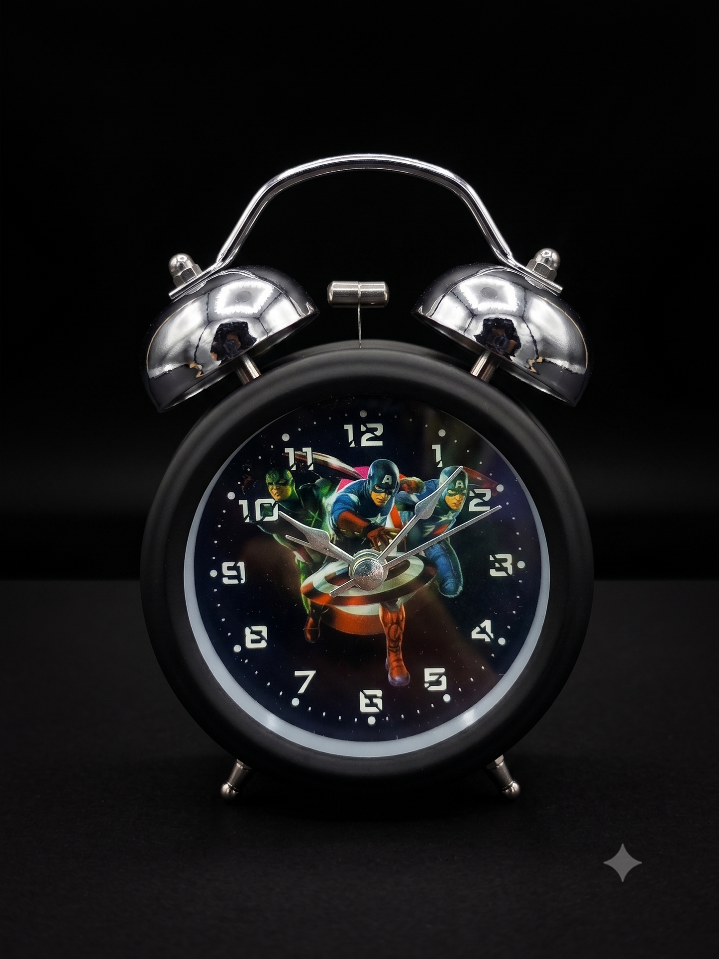 Captain America Alarm Clock – Kids Table Clock