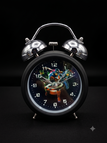 Captain America Alarm Clock – Kids Table Clock