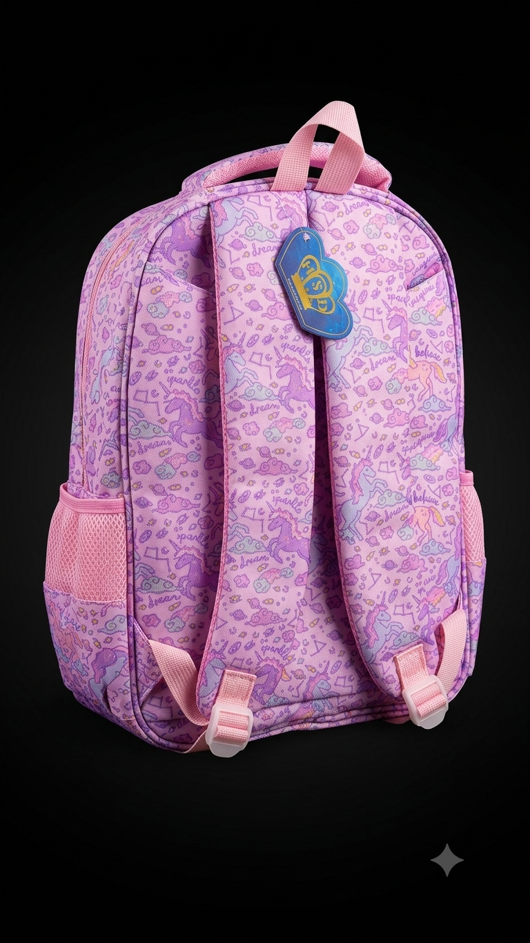 Bigman Unicorn 3-Piece Kids School Backpack Set