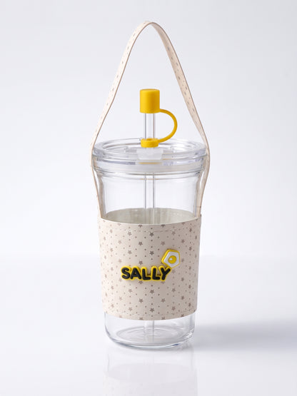 Bigman Sally Glass Tumbler with Leather Sleeve & Strap