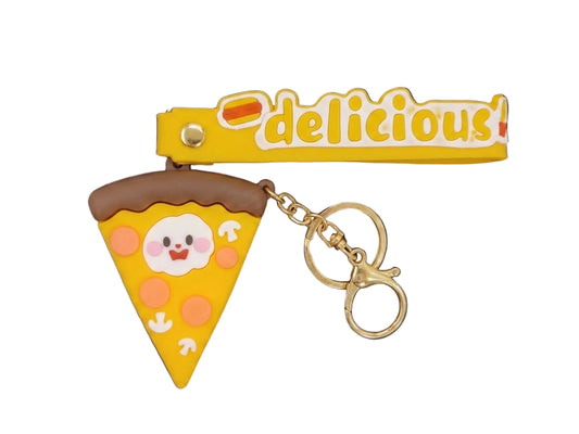 Bigman Cute Pizza Slice Keychain