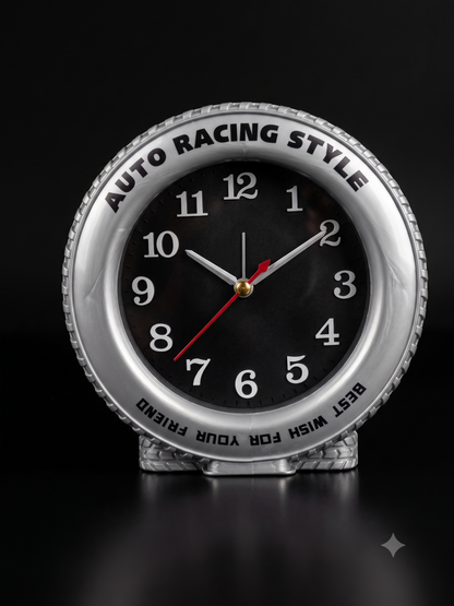 Car Tire Wall Clock – Auto Racing Style