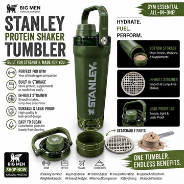 Bigman Stanley Protein Shaker Tumbler