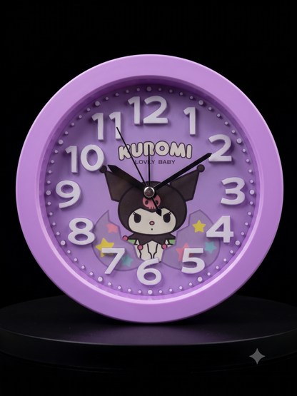 Kuromi Wall Clock – Cute Kids Room Clock
