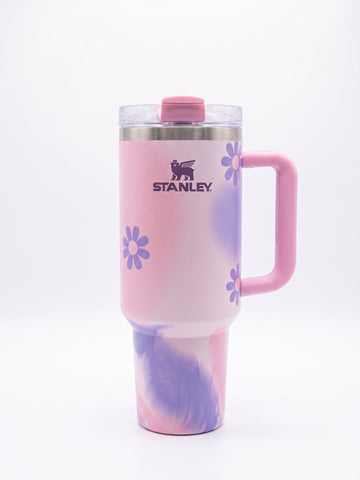 Bigman 40 oz Floral Tie-Dye Tumbler