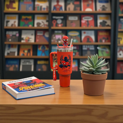 BIGMAN Marvel Spider-Man Red Edition Stanley Tumbler 40oz