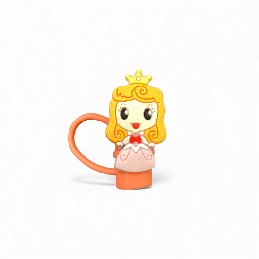 Barbie Style Silicon Straw Topper