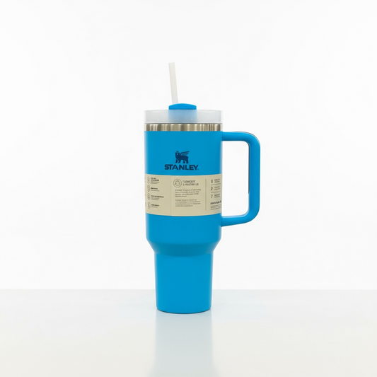 BIGMAN Stanley Blue Quencher Tumbler 40oz