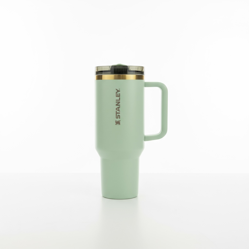 BIGMAN Olive Green Stanley Flip Straw Quencher Tumbler 40oz