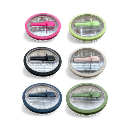 BIGMAN Flip Straw Tumbler 40oz Lid with Color Border