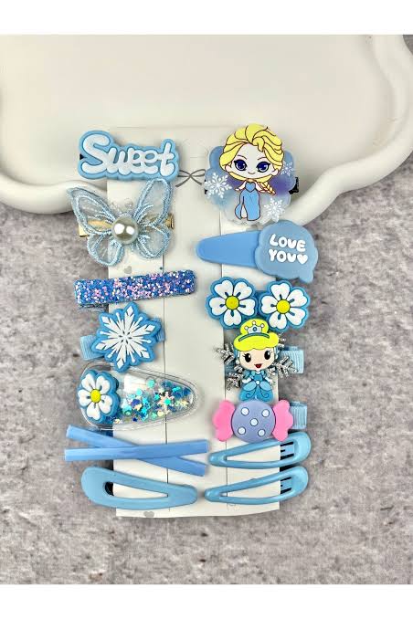 BIGMAN Barbie Plush Hair Clip Set