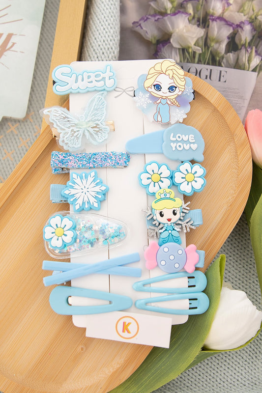 BIGMAN Barbie Plush Hair Clip Set