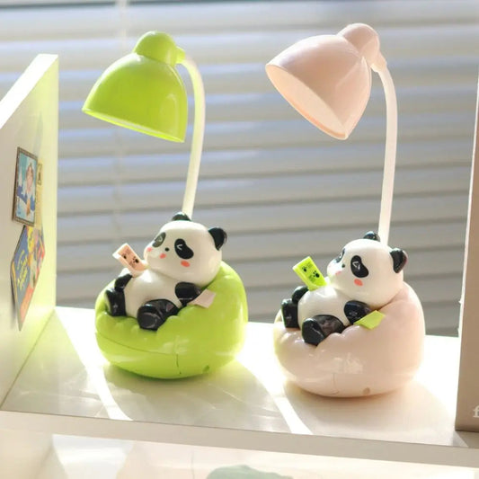 BIGMAN Rechargeable Panda LED Desk Lamp with Phone Stand