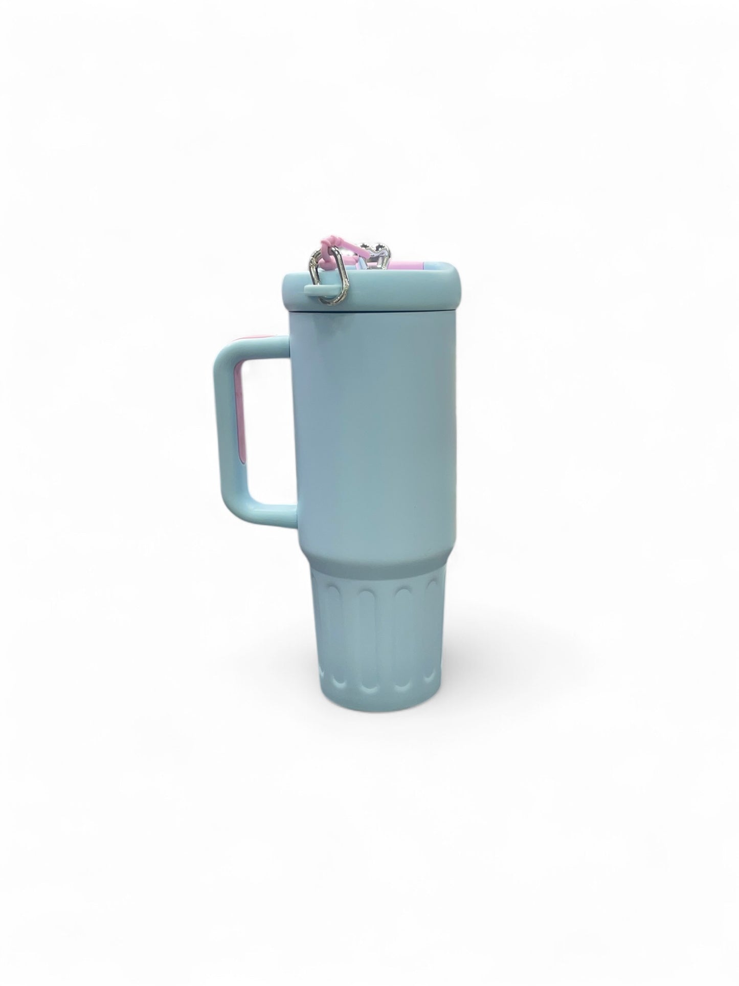 BIGMAN Classic Frost Blue & Pink Stanley Tumbler 40oz