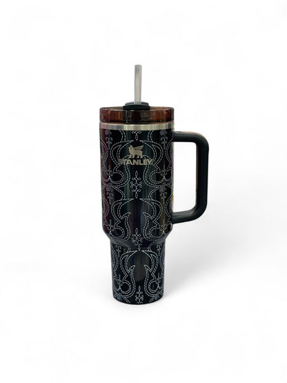 BIGMAN Midnight Luxe Stanley Tumbler 40oz