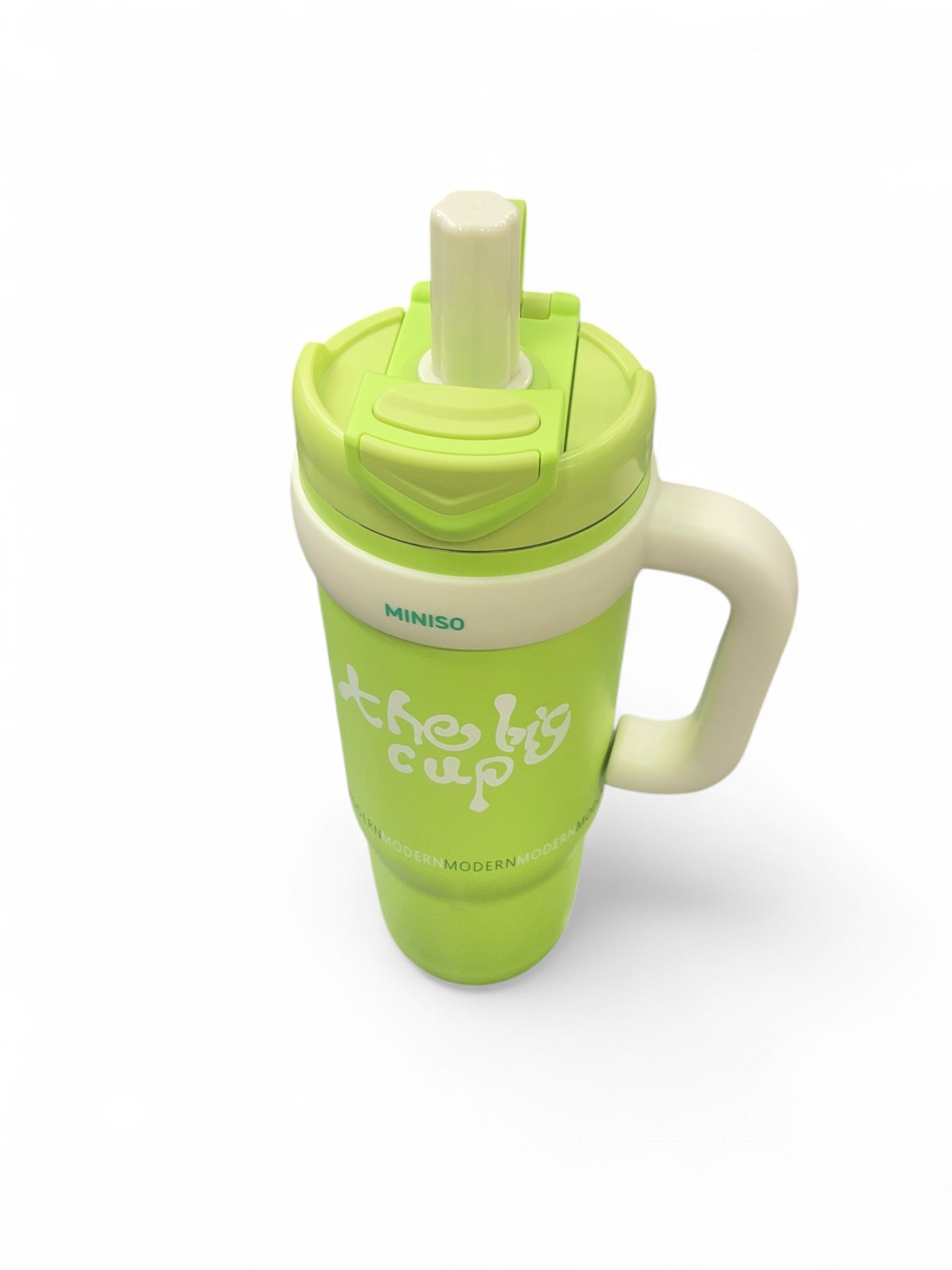 BIGMAN Green Miniso "The Big Cup" Stanley Tumbler 40oz