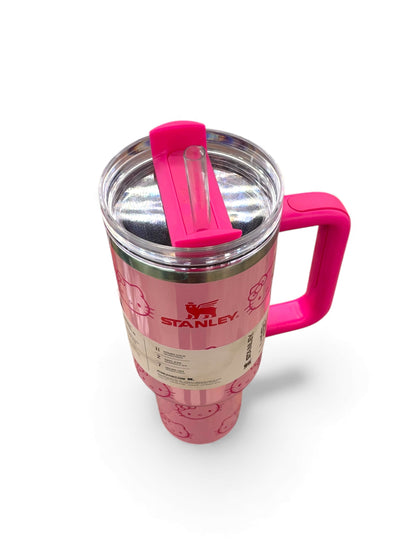 BIGMAN Hello Kitty Edition Pink Stanley Quencher Tumbler 40oz