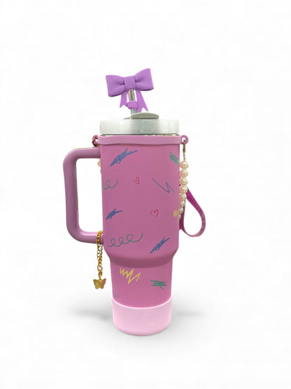 BIGMAN Stitch Pearl Edition Stanley Tumbler 40oz