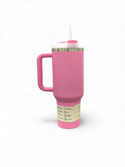 BIGMAN Pink Stanley Quencher Tumbler 40oz
