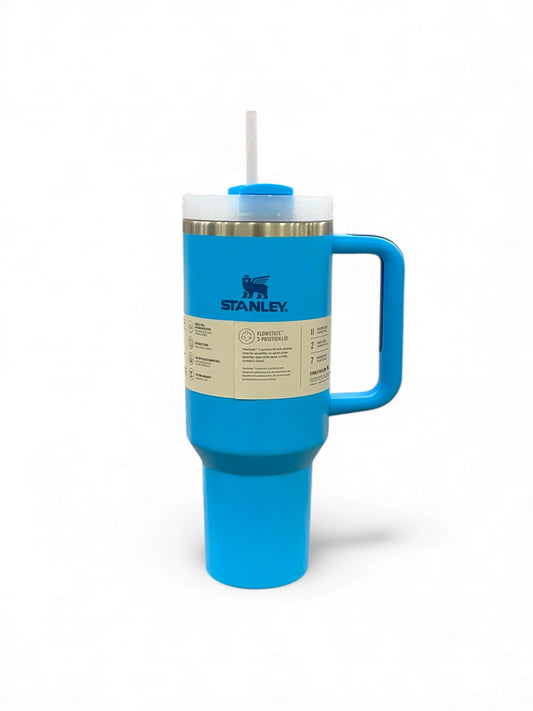 BIGMAN Stanley Blue Quencher Tumbler 40oz