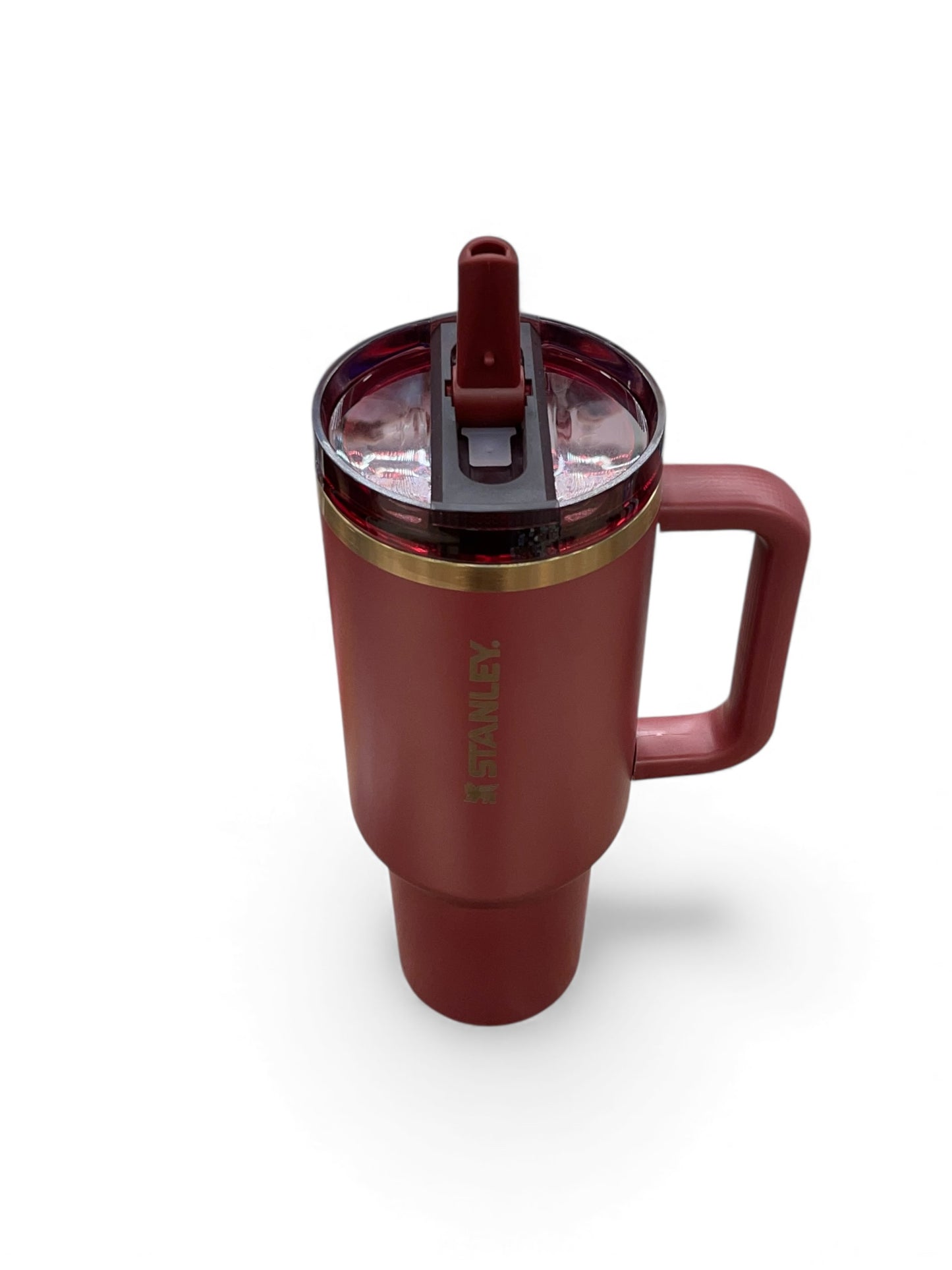 BIGMAN Crimson Luxe Stanley Flip Straw Tumbler 40oz
